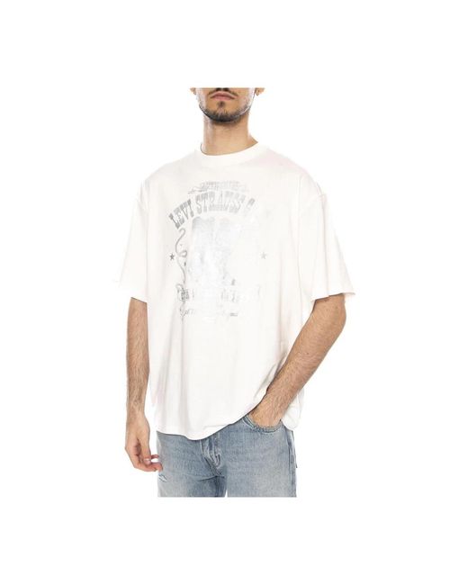 Levi's T-Hemden in het White voor heren