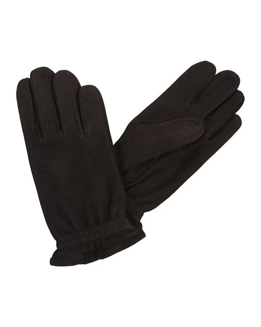 Orciani Weiche wildleder winterhandschuhe in Black für Herren