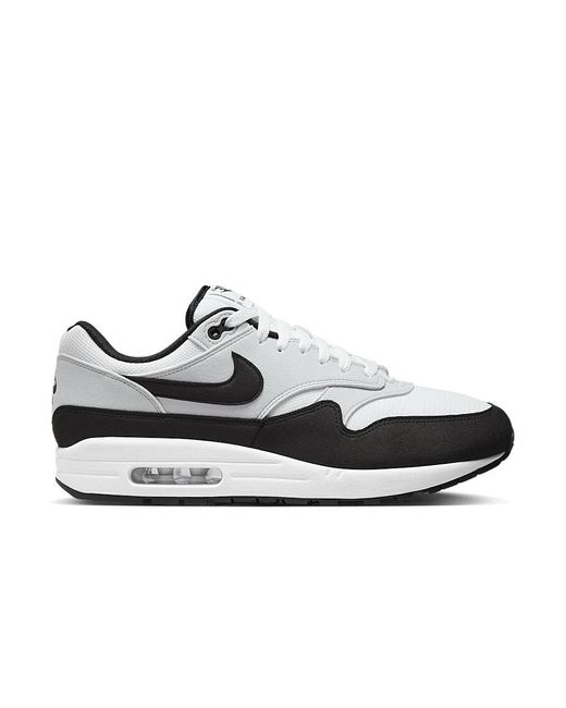 Nike Weiße Schwarze Air Max 1 Sneakers in White für Herren
