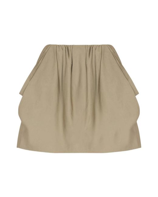 Balmain Natural Short Skirts