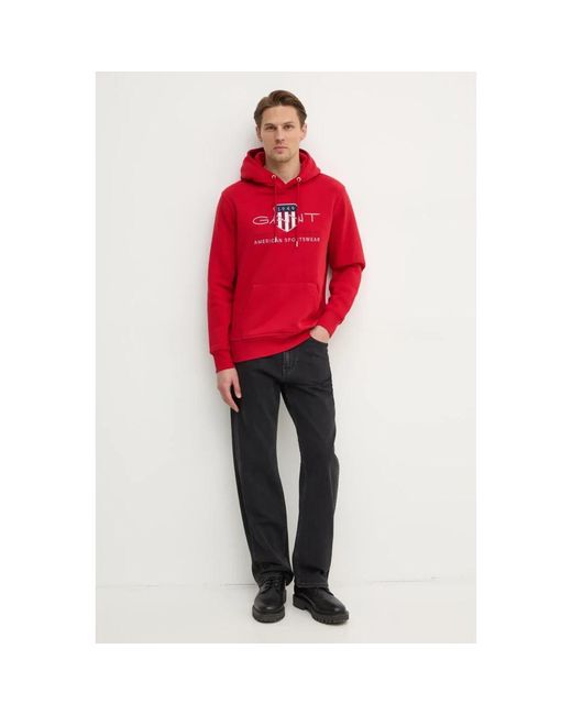 Gant Hoodies in het Red voor heren