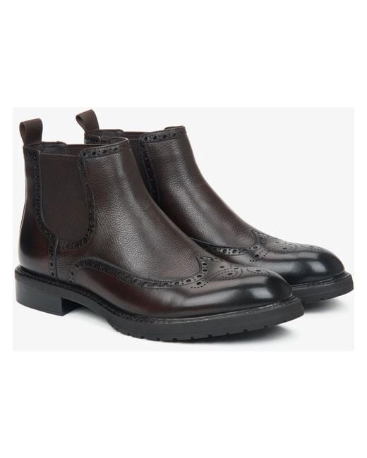 Chelsea Boots ESTRO de hombre de color Black