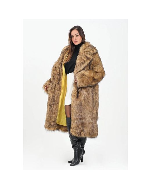 Double-Breasted Coats di DSquared² in Brown