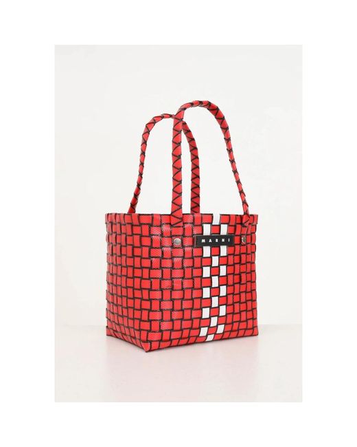 Bags > tote bags Marni en coloris Red