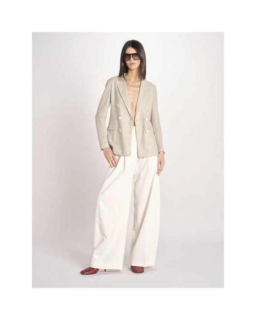 Circolo 1901 Natural Blazers