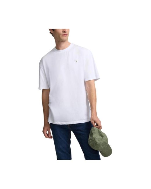 Silbon White T-Shirts for men
