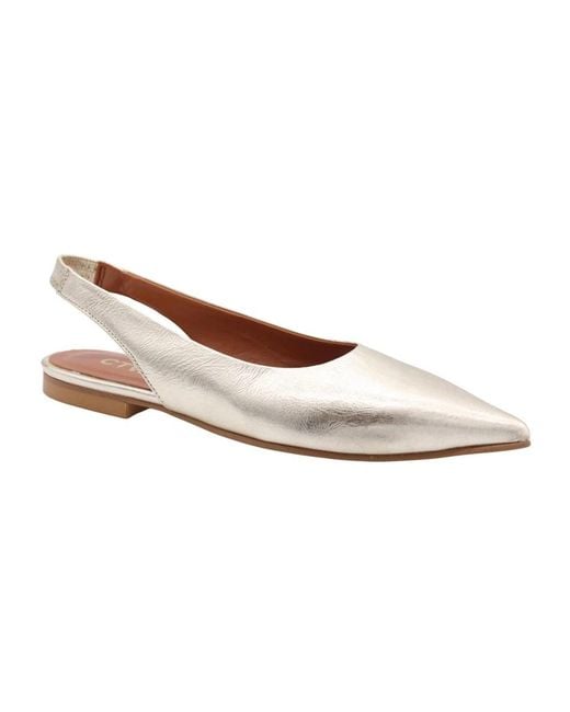 CTWLK White Ballerina Shoes
