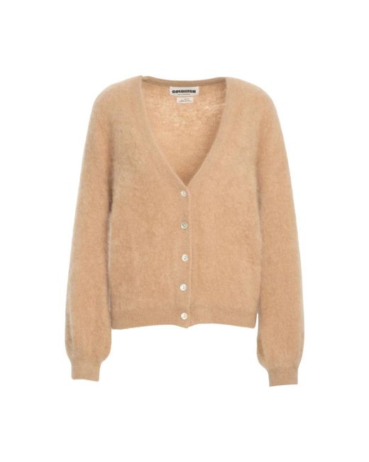 Cashmere Knitwear Crush de color Natural