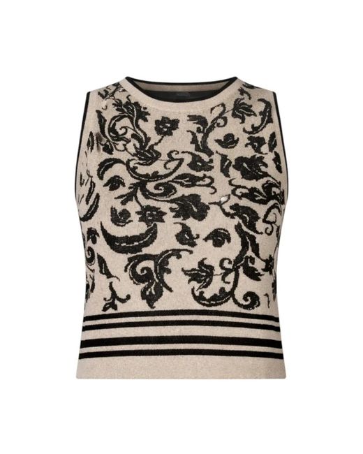 Liu Jo Black Sleeveless Tops