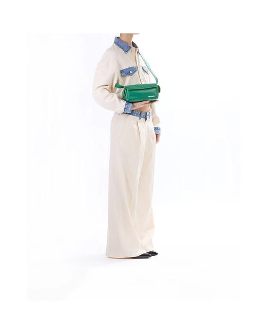 Sunnei Green Cross Body Bags