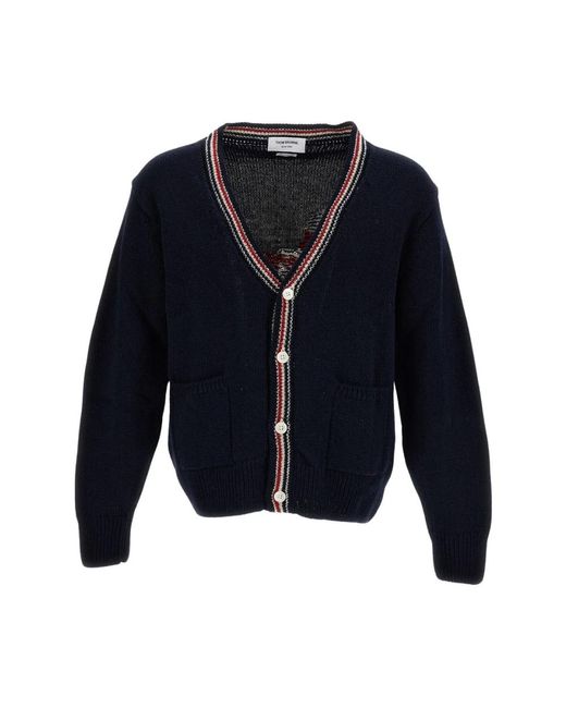 Cardigans Thom Browne pour homme en coloris Blue