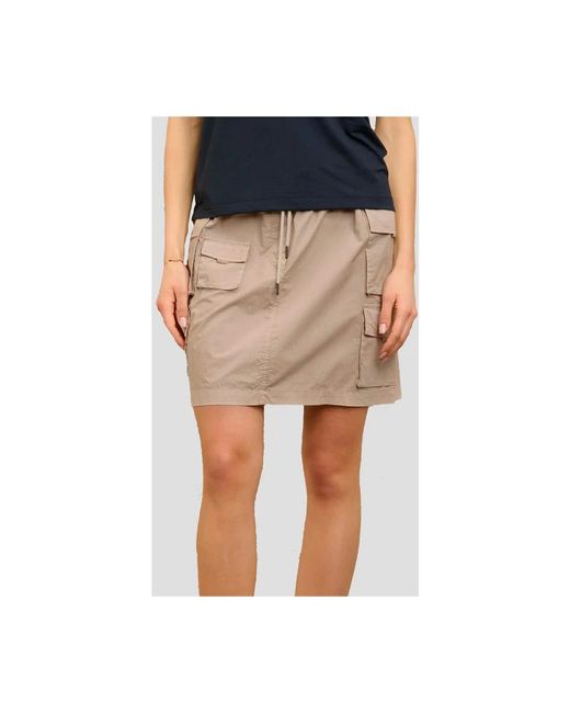 Blauer Natural Kurzer Multi-Pocket Rock