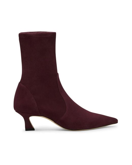 Stuart Weitzman Purple Heeled Boots