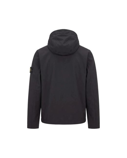 Stone Island Black Light Jackets for men