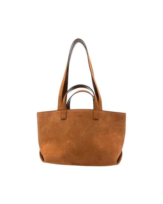 A.P.C. Brown Shopping Bags