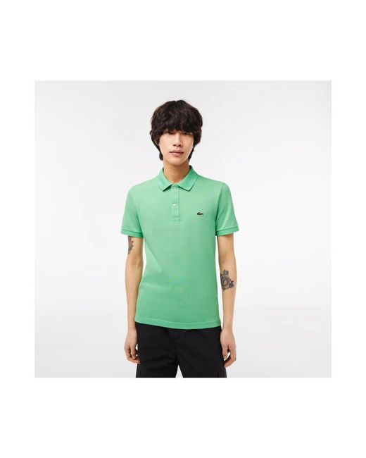 Lacoste Slimfit multicolor polo in Green für Herren