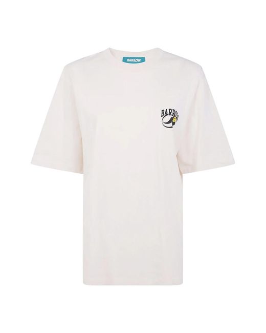 T-Shirts di Barrow in White da Uomo