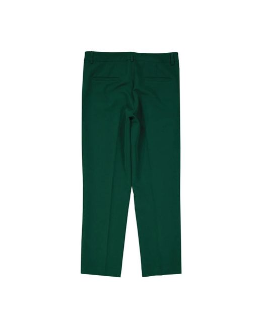 Blanca Vita Green Slim-Fit Trousers