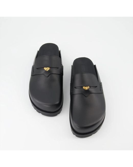 Shoes > flats > mules Versace pour homme en coloris Black
