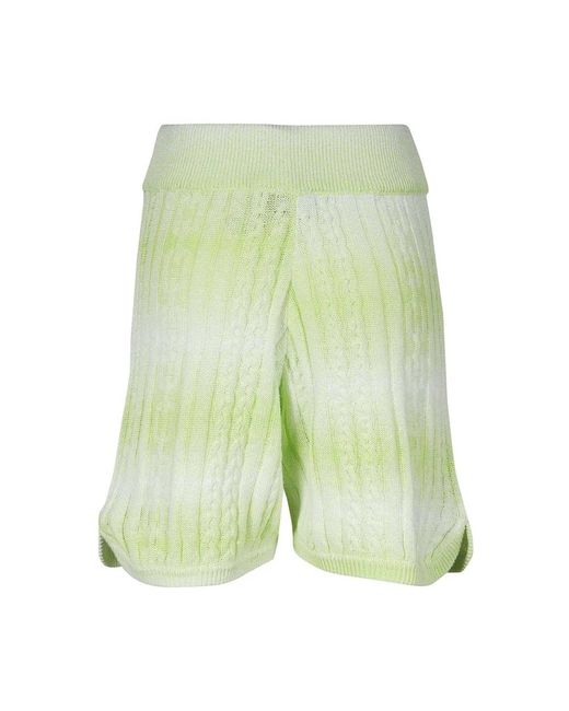 Gcds Gestrickte Bermuda-Shorts Mit Elastischem Bund in Green für Herren