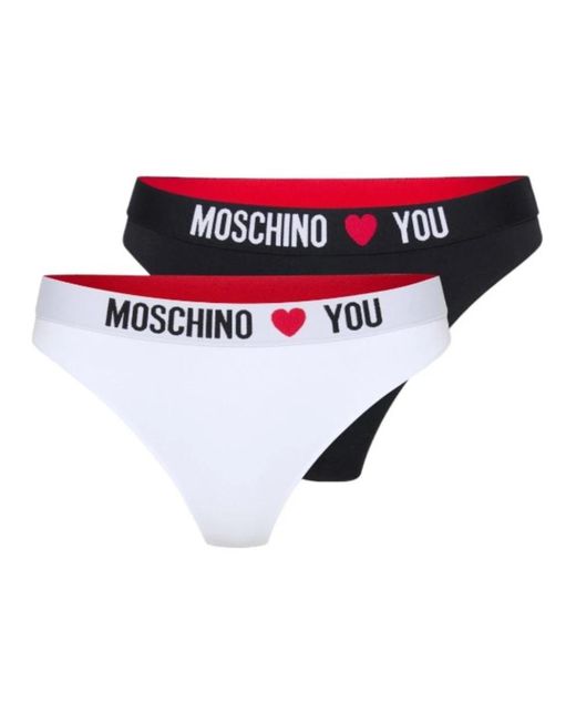 Bottoms Moschino en coloris White