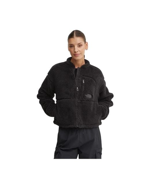 The North Face Zip-Throughs in het Black