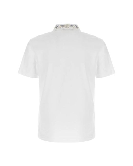 Versace White Polo Shirts for men