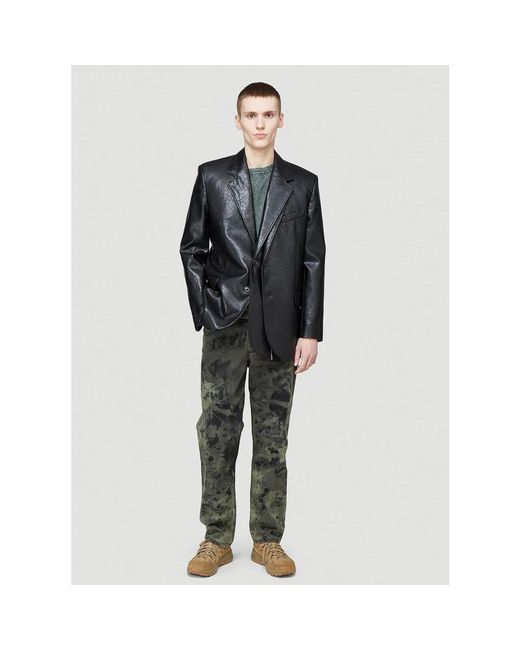 Eckhaus Latta Gray Slim-Fit Jeans for men