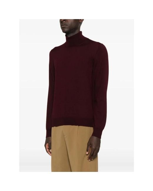 Turtlenecks di Tagliatore in Purple da Uomo
