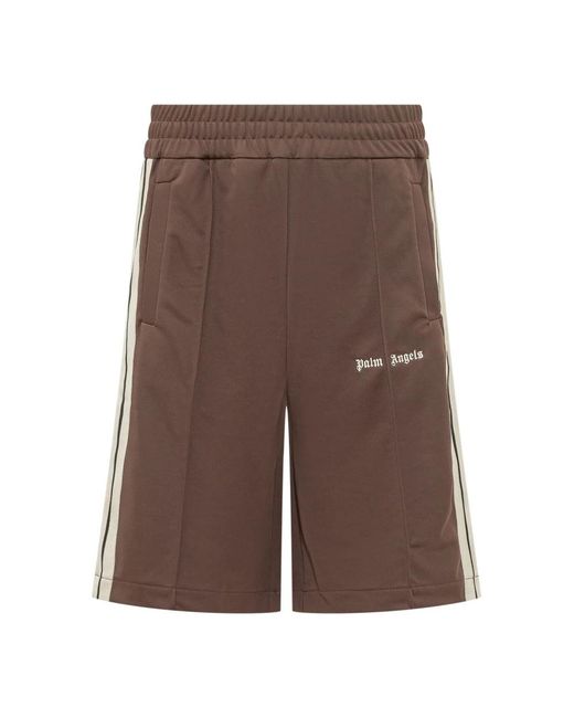 Palm Angels Brown Casual Shorts for men