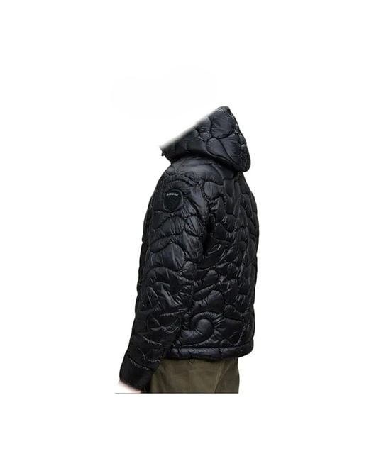 Down Jackets Blauer pour homme en coloris Black
