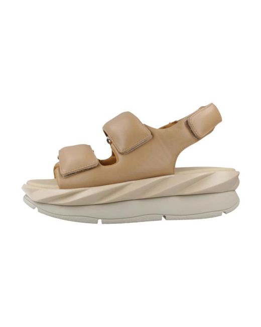 Flat Sandals di 4Ccccees in Natural