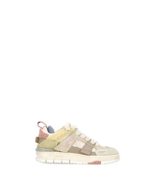 Axel Arigato Natural Area patchwork sneakers