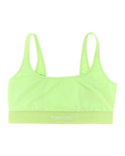Tom Ford Green Sleeveless Tops