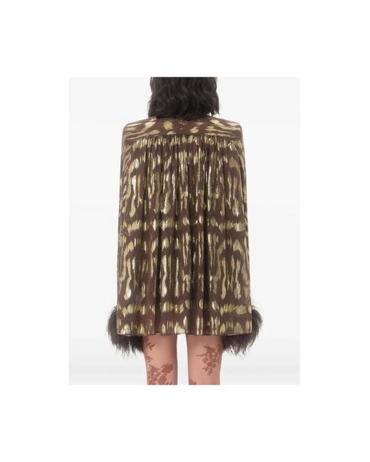 Valentino Brown Blouses