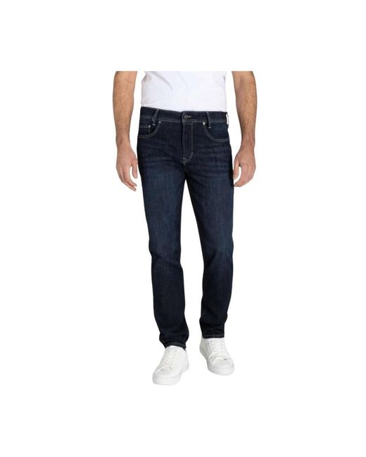 M·a·c Blue Slim Fit Jeans for men