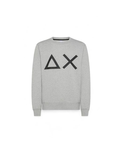Sun 68 Gray Sweatshirts for men