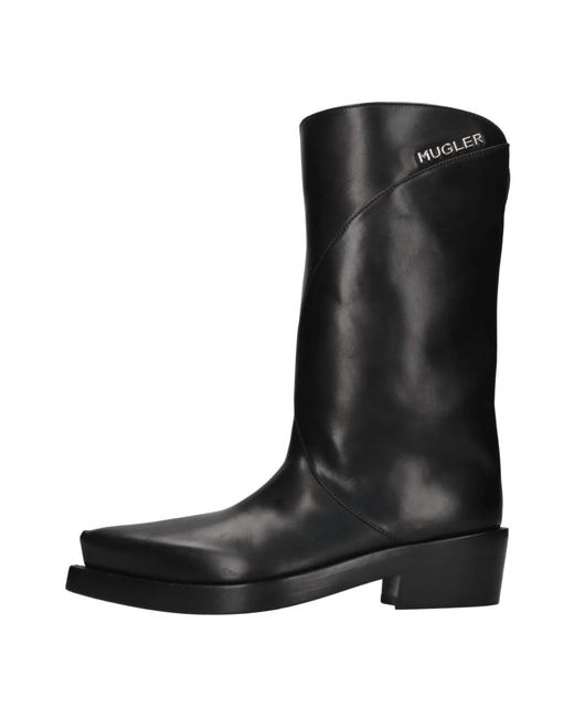 Cowboy Boots Mugler de color Black