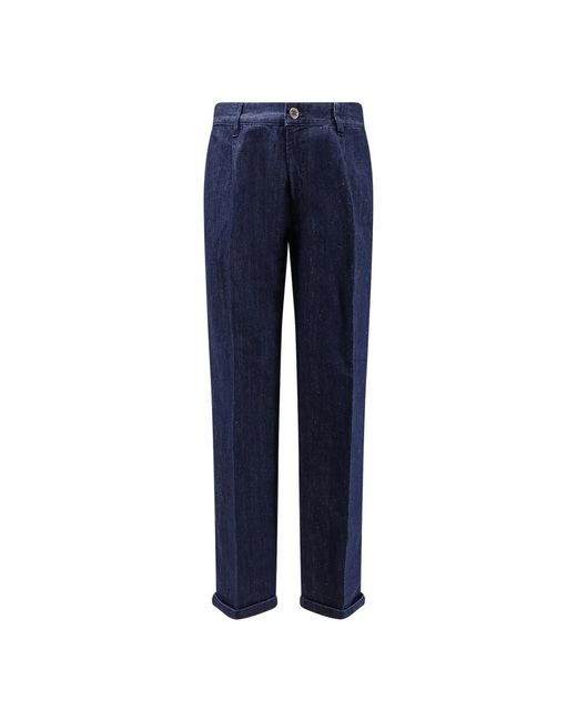 PT Torino Blue Straight Fit Jeans for men