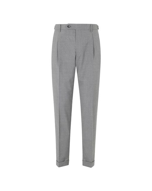 Berwich Gray Suit Trousers for men