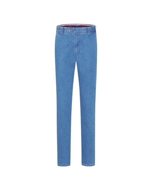 Meyer Dublin Chino's in het Blue voor heren