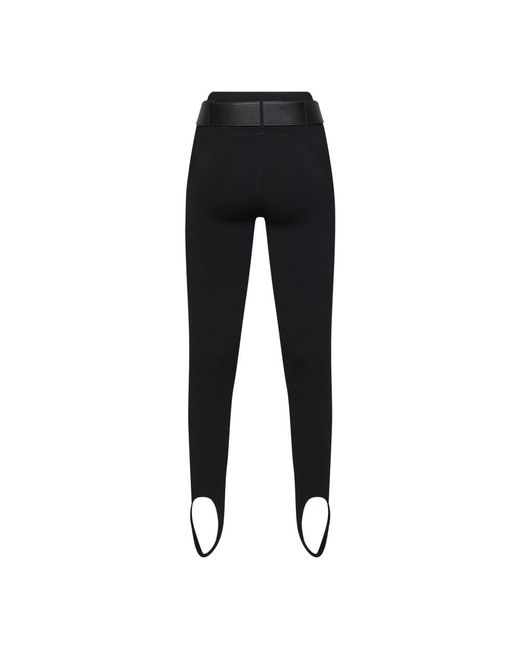 Leggings Self-Portrait de color Black