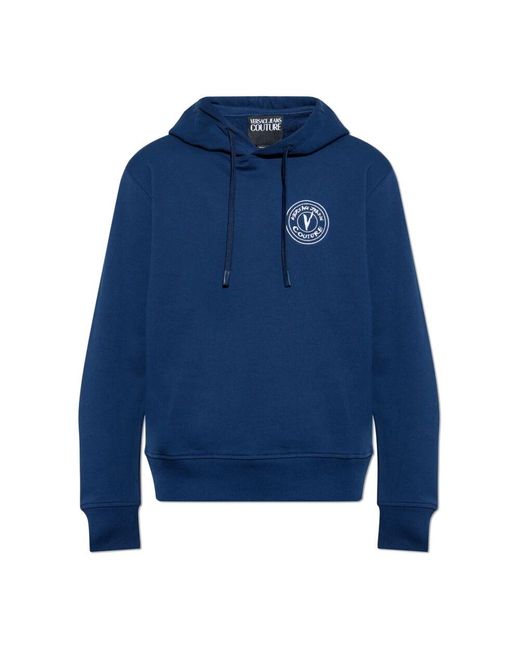 Versace Jeans Couture Sweatshirt mit logo in Blue für Herren
