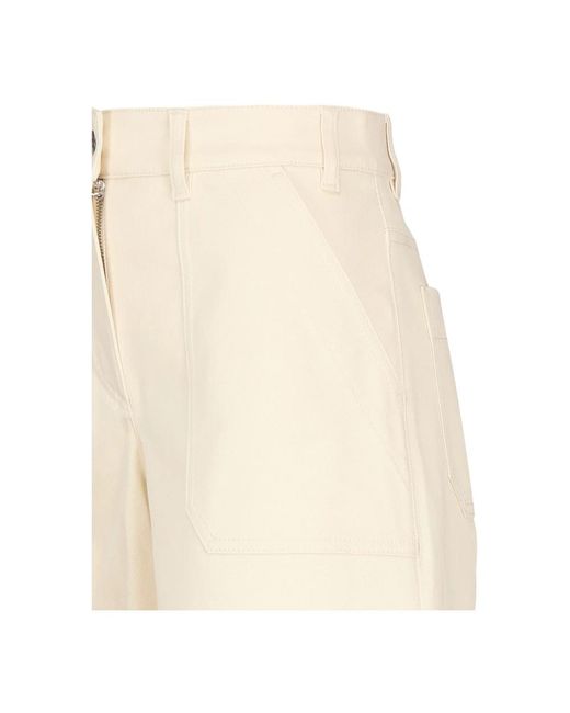 Moncler Natural Casual Shorts