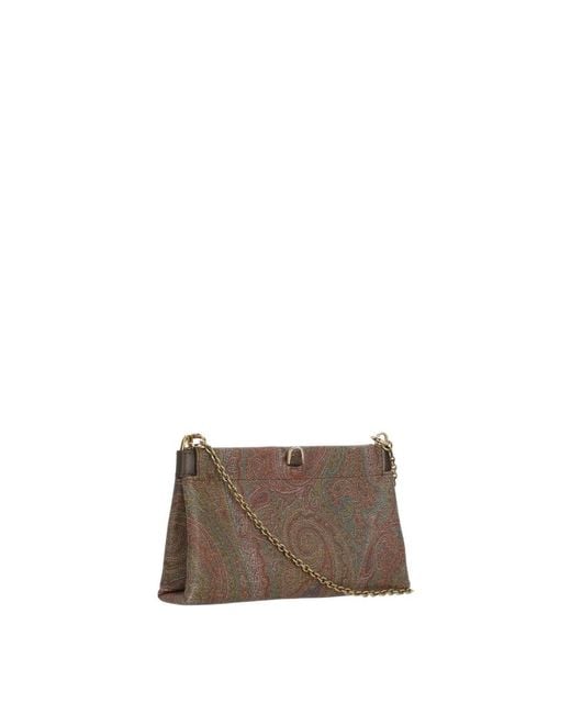 Etro Gray Shoulder Bags