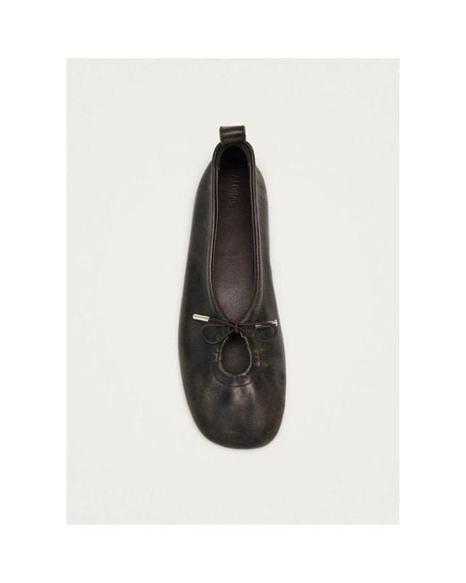Alohas Black Ballerinas