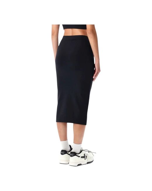 Off-White c/o Virgil Abloh Black Midi Skirts