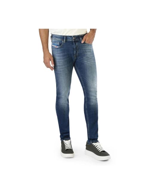 DIESEL Blue Slim-Fit Jeans for men
