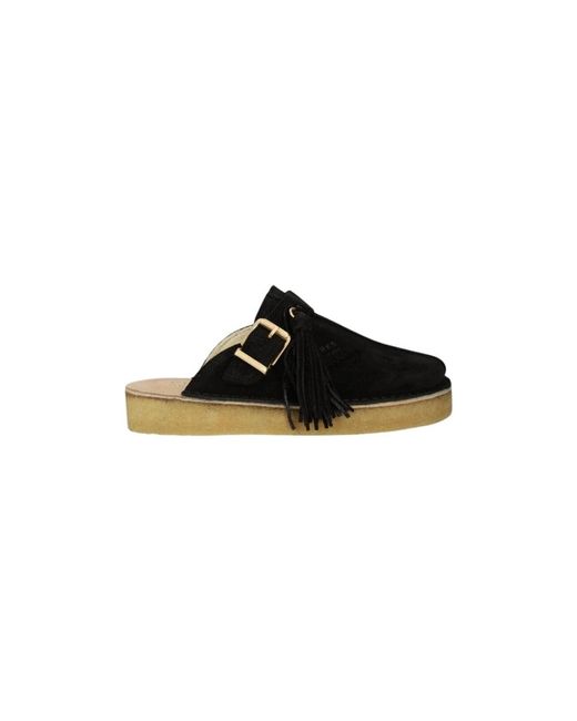 Mules Clarks en coloris Black