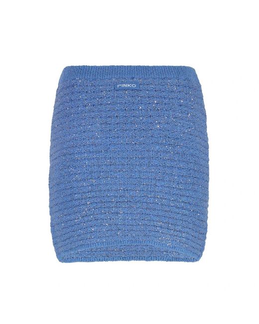 Pinko Short Skirts in het Blue